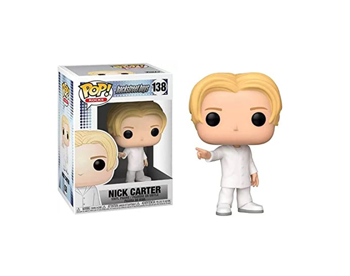 Game Funko- Pop Rocks-Backstreet Boys-Nick Carter Collectible Toy, Multicolor