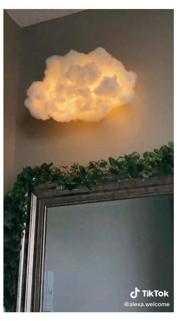 Moda Cloud lamp DIY☁️🌿✨