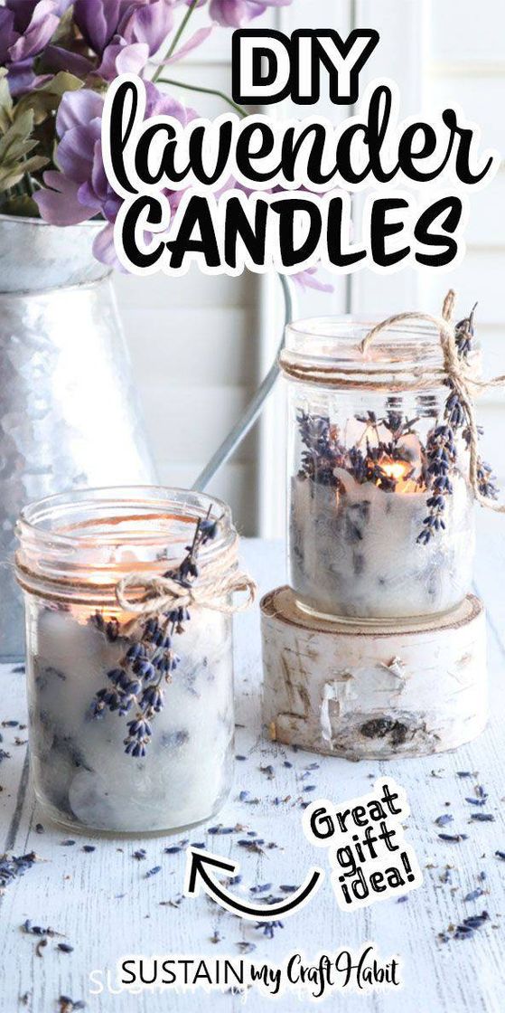 Moda Lavender Candle DIY 💜🕯️✨