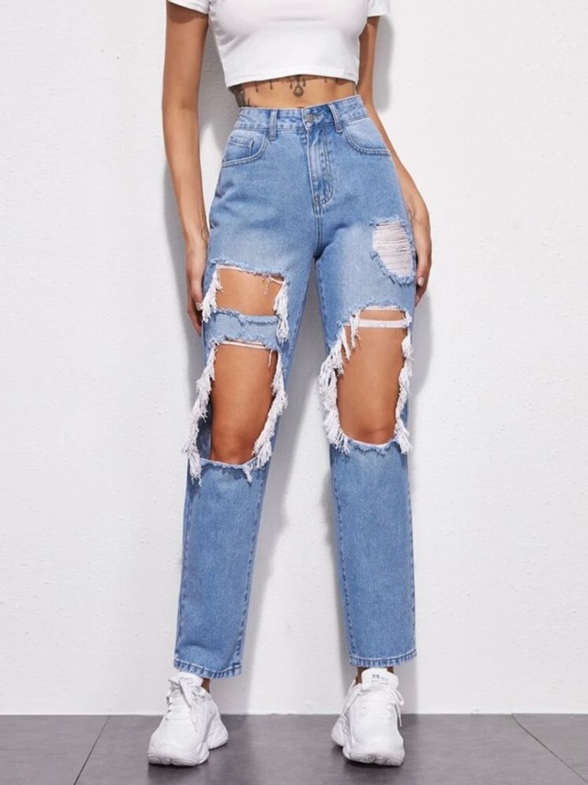 Fashion Jeans Destroyed 