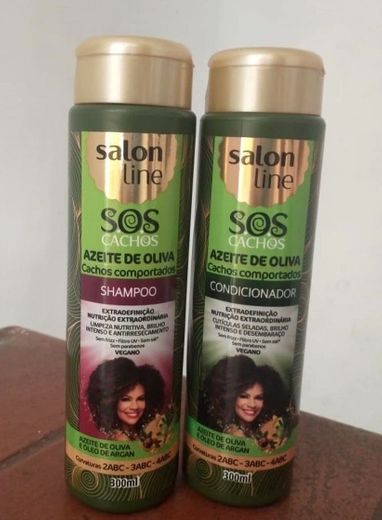 Shampoo 🧴 e condicionador da Salon Line