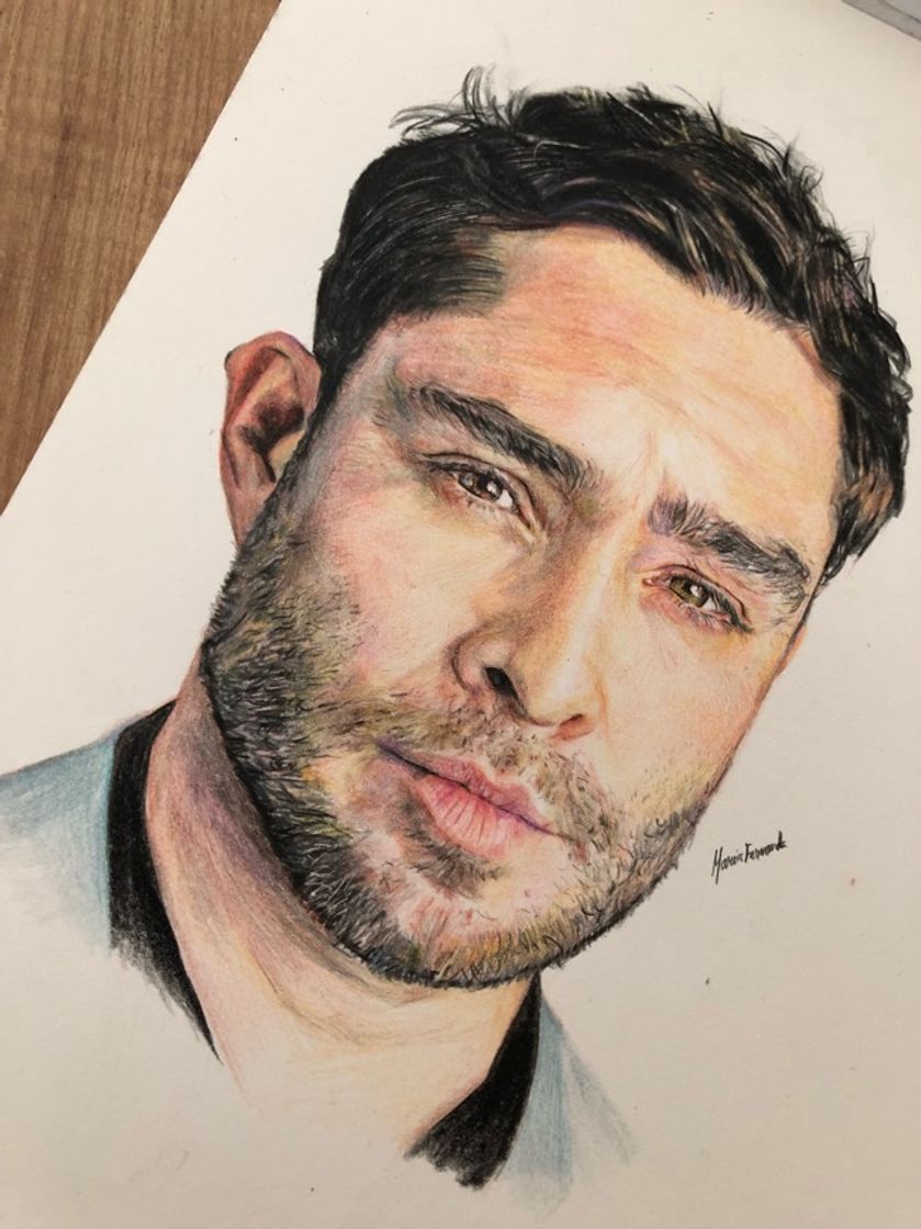 Moda Desenho Ed Westwick