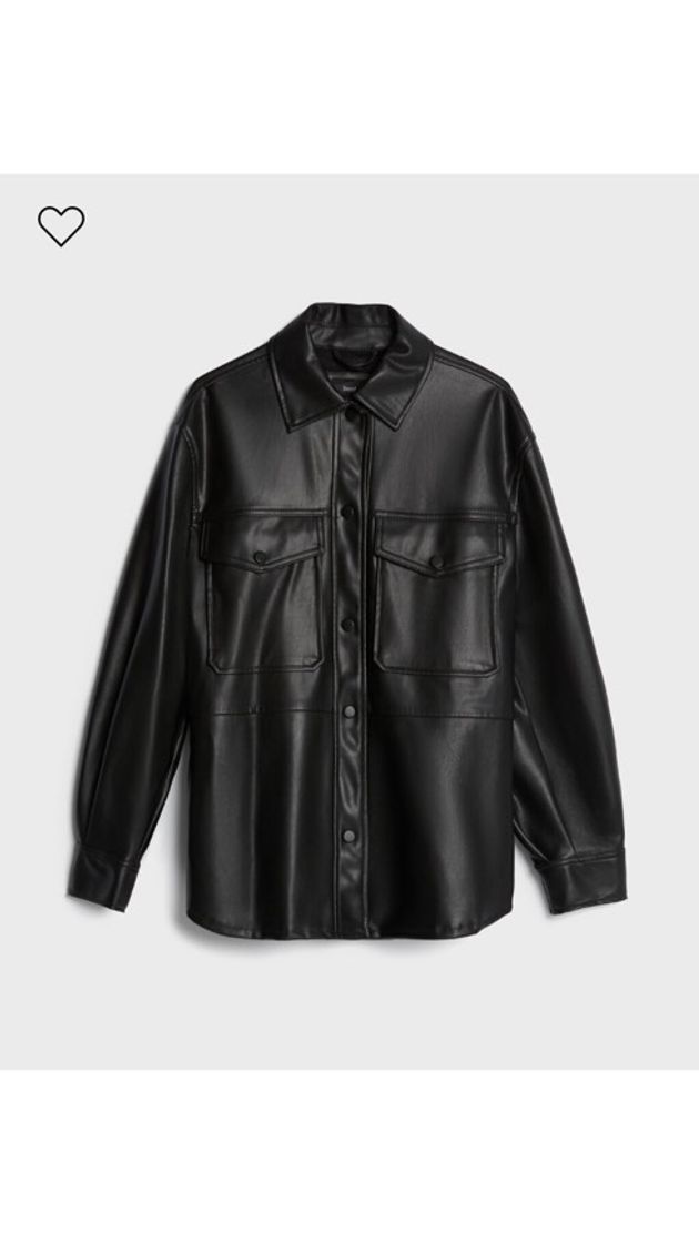 Sobrecamisa efecto piel - Cazadoras y Abrigos - Mujer