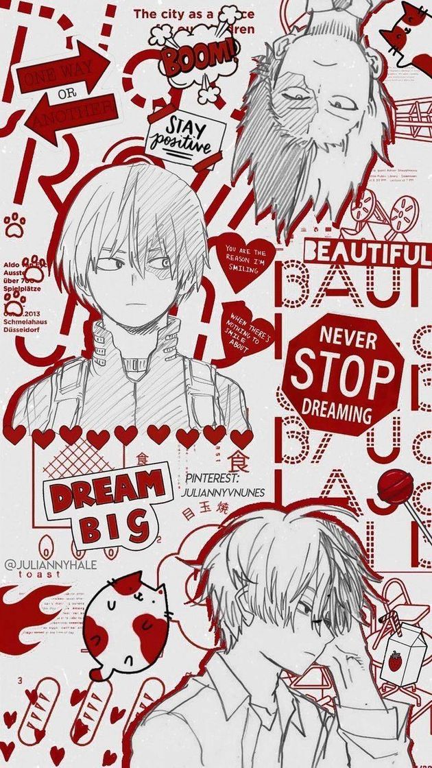 Fashion Wallpaper todoroki thema