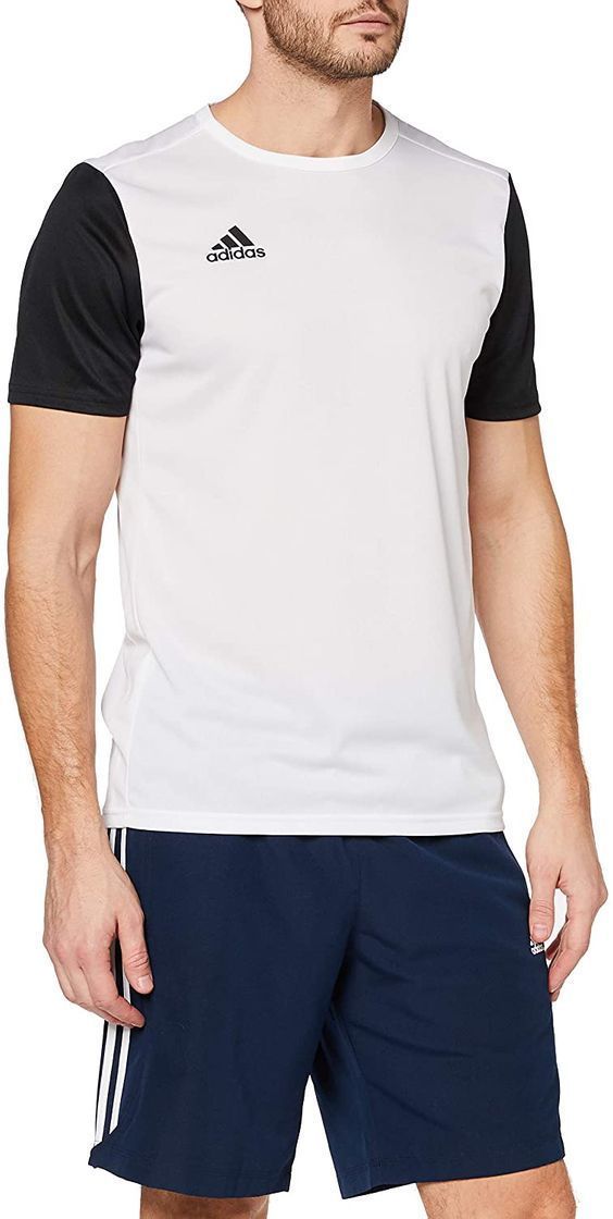 Social adidas Core 18 T Camiseta, Hombre, Blanco