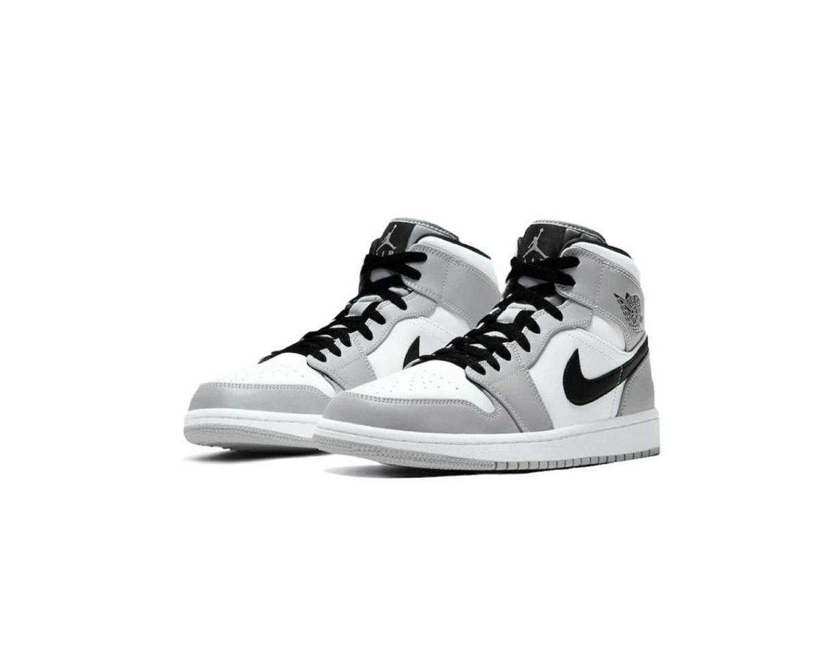 Fashion Air Jordan 1 Mid Light Smoke Grey