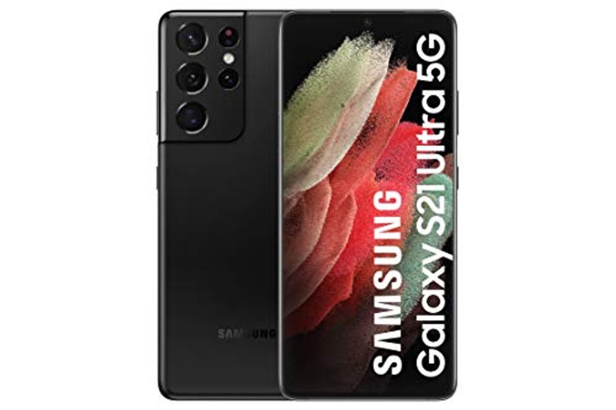 Social Smartphone Libre Samsung Galaxy S21 Ultra 5G de 128 GB con Sistema Operativo Android Color Negro