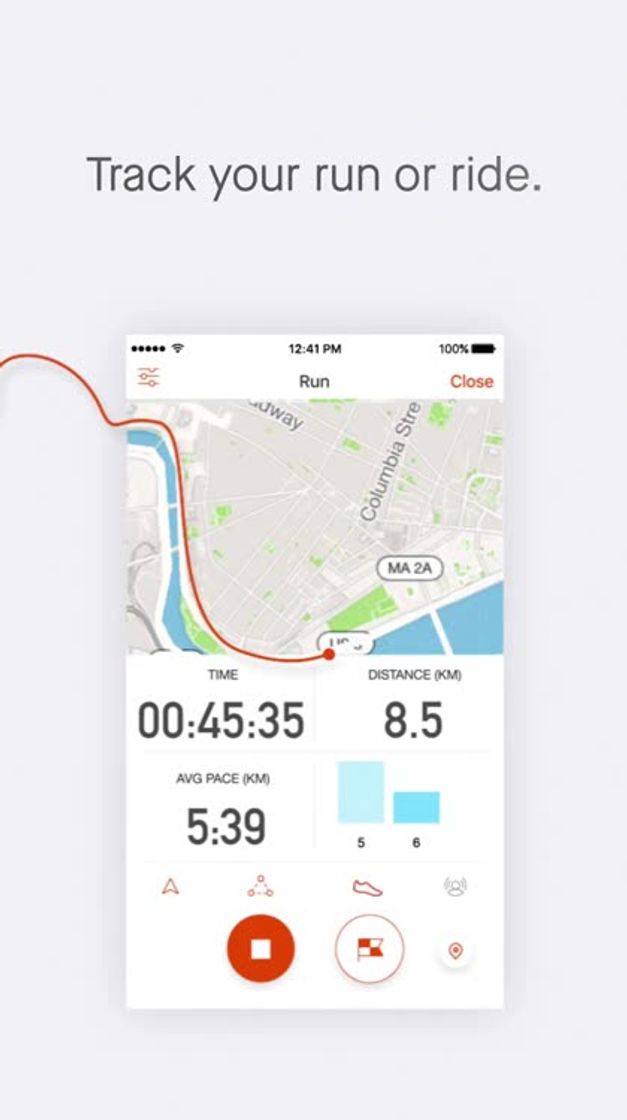 App Strava: Run, Ride, Swim