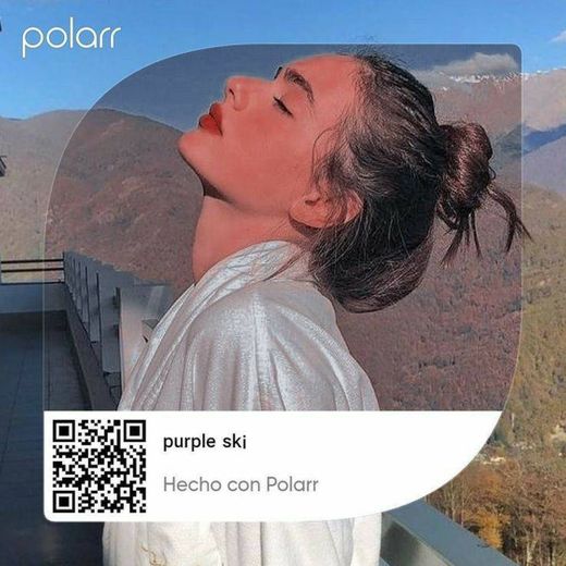 Polarr code (purple ski)