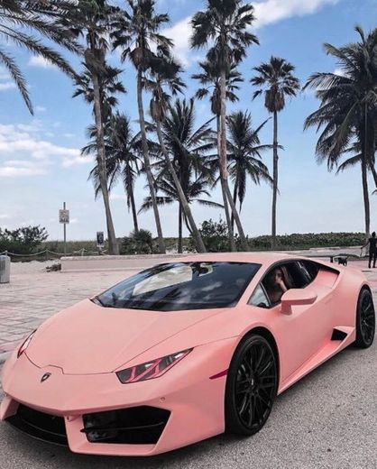 Carro rosa 