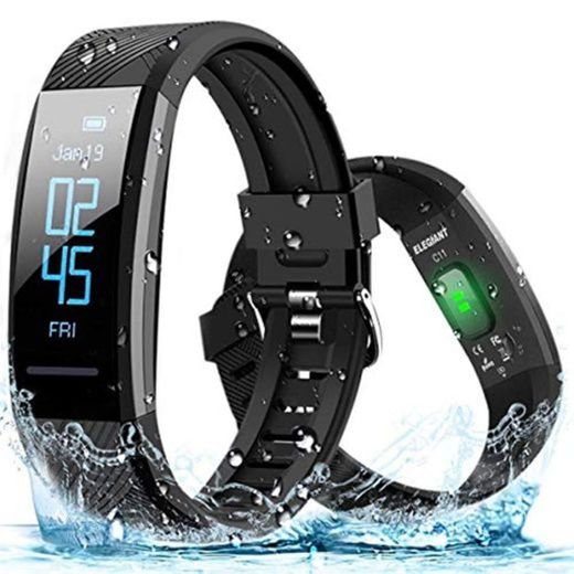 ELEGIANT Pulsera de Actividad Inteligente Reloj Deportivo IP67 para Hombre Mujer con