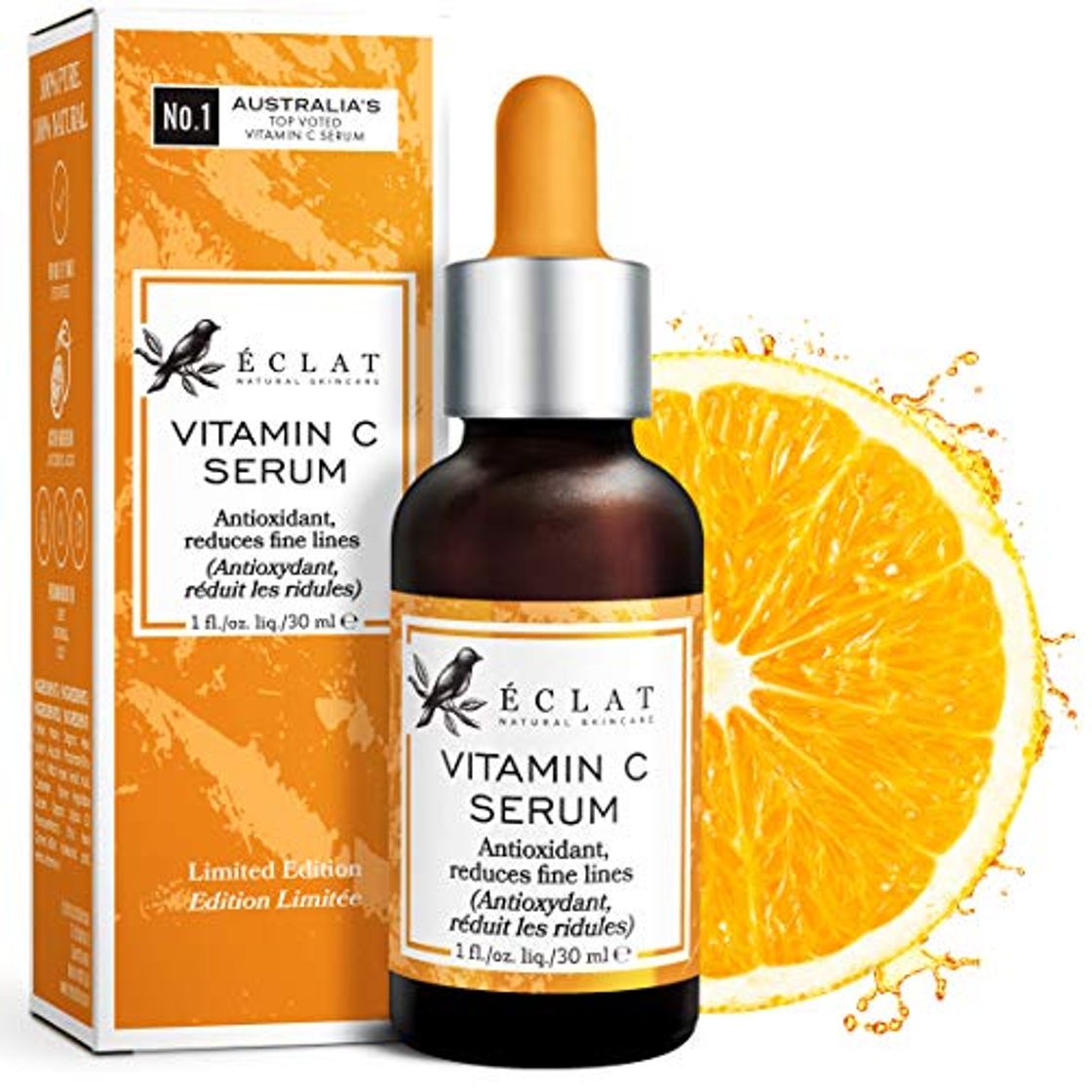 Social Sérum Facial Antiedad Vitamina C Eclat– Sérum Vitamina C Pura 100% con