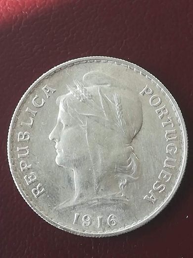 Moeda 50 centavos 1916 