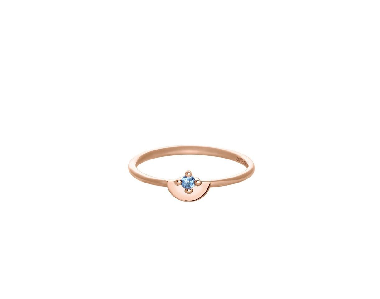 Product Rose gold topaz ring