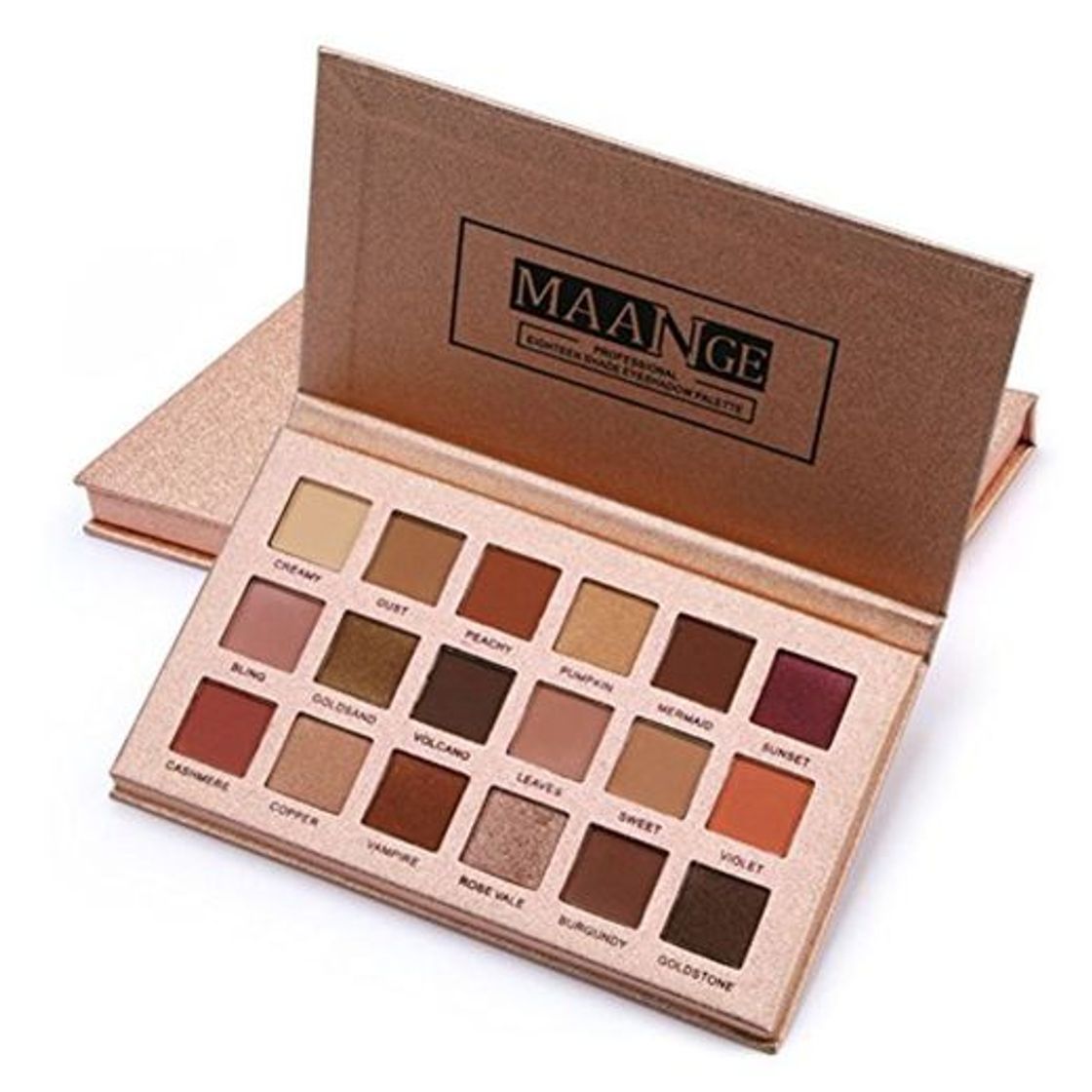 Social Paleta de sombras de ojos 18 colores Mate Brillo Multicolor Paletas de