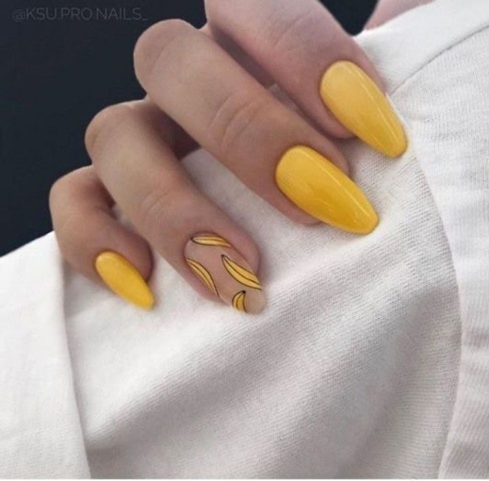 Fashion Unhas de banana