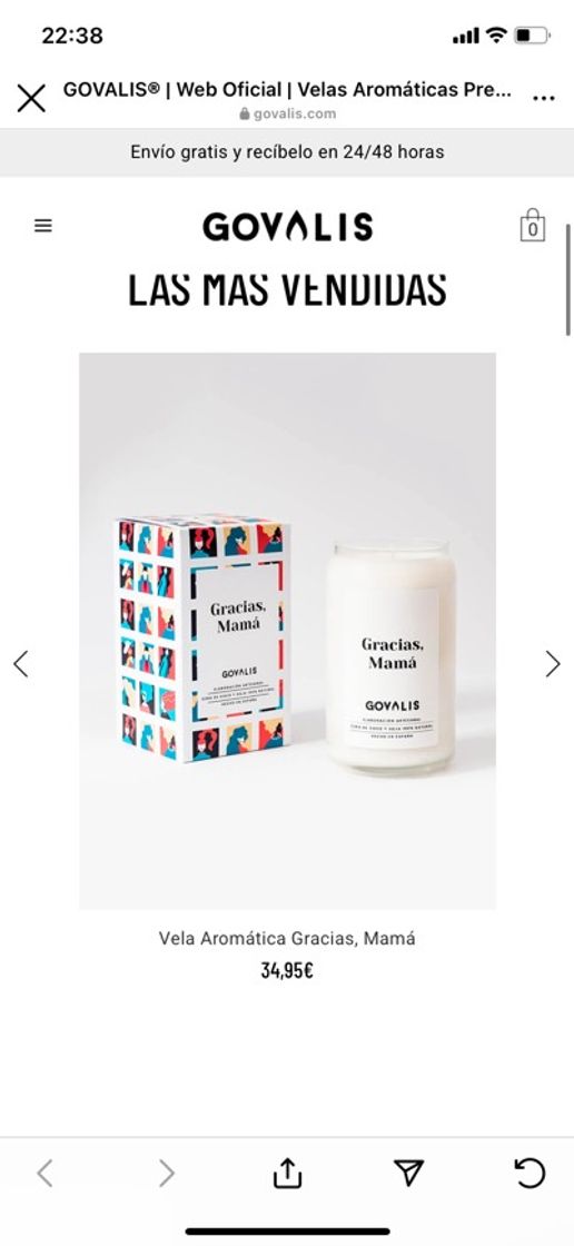 GOVALIS® | Web Oficial | Velas Aromáticas Premium
