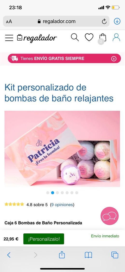 Moda Bombas de baño personalizables