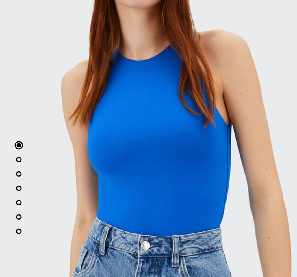 Moda Body azul stradivarius 