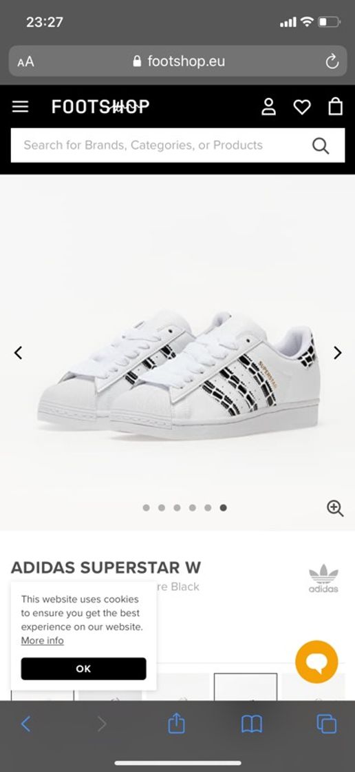 Moda adidas Superstar White Leopard Stripes