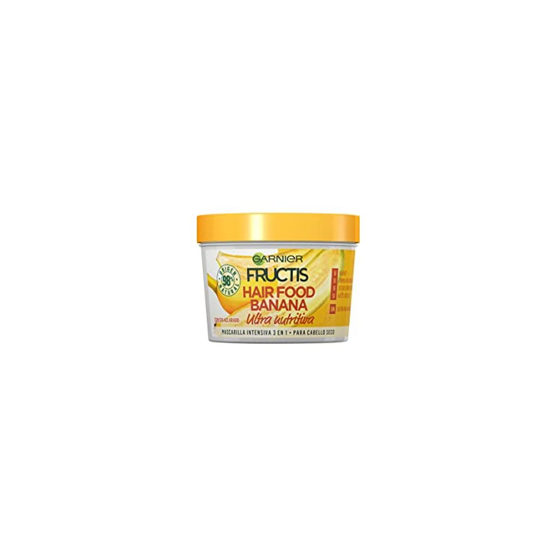 Belleza Garnier Fructis Hair Food Banana Mascarilla 3 en 1