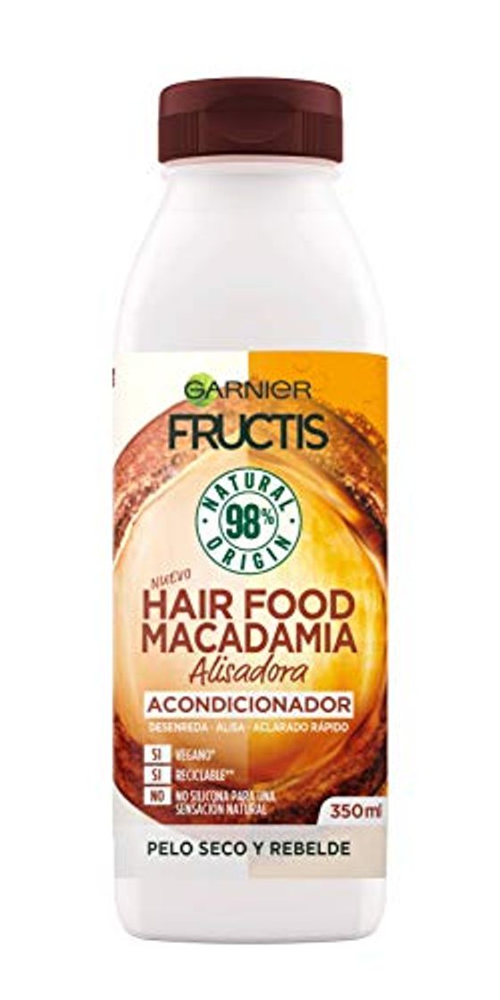 Lugar Garnier Fructis Hair Food Acondicionador de Macadamia Alisadora para Pelo Seco o