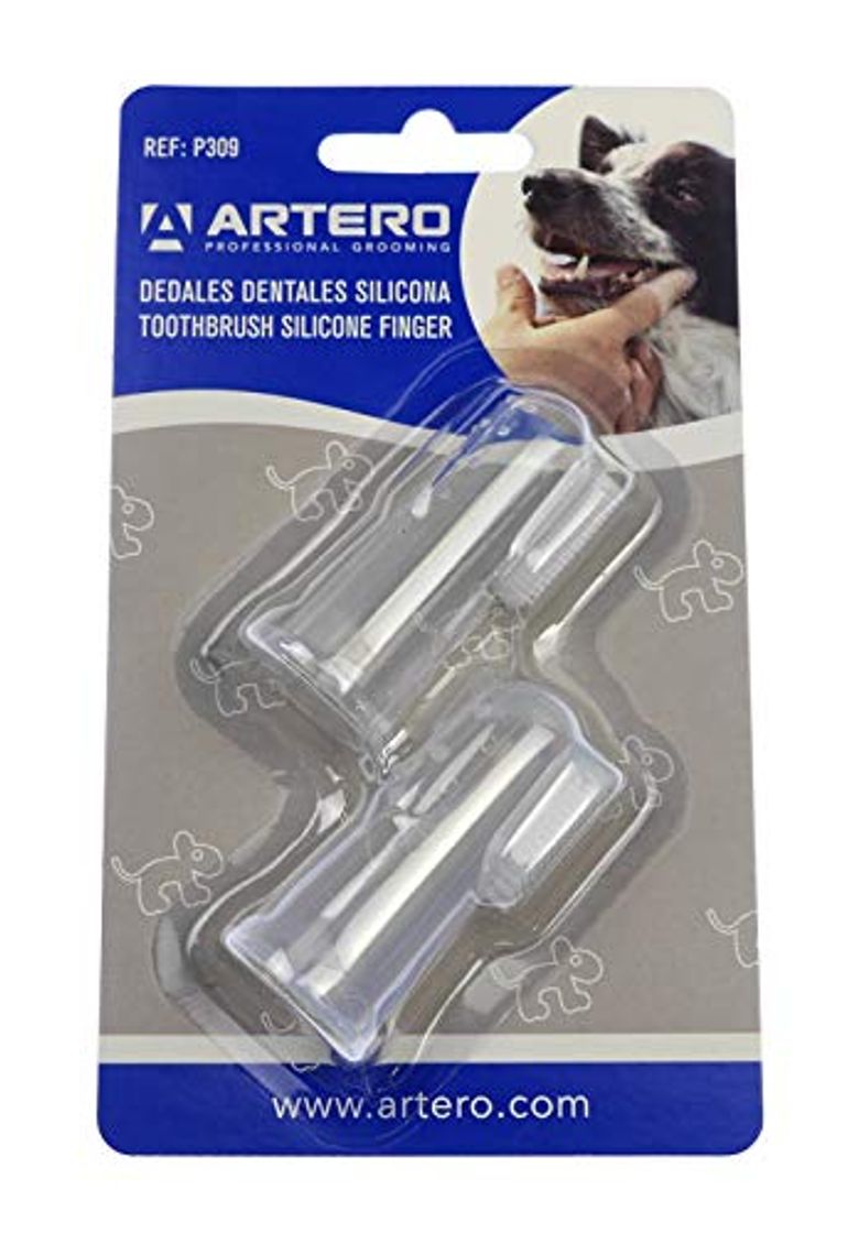Social Artero 2 Cepillos de Dientes de Dedo para Perros y Gatos de