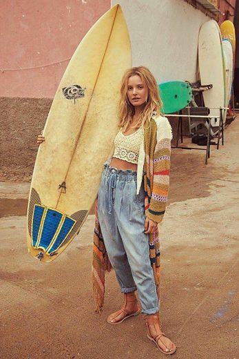 estilo hippie praiano.