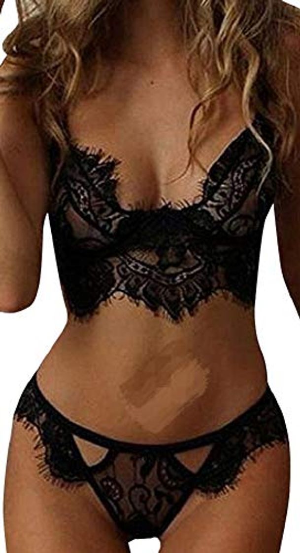Social UMIPUBO Mujer Ropa Interior Ropa de Dormir Conjunto Sexy Lencería Escotado por