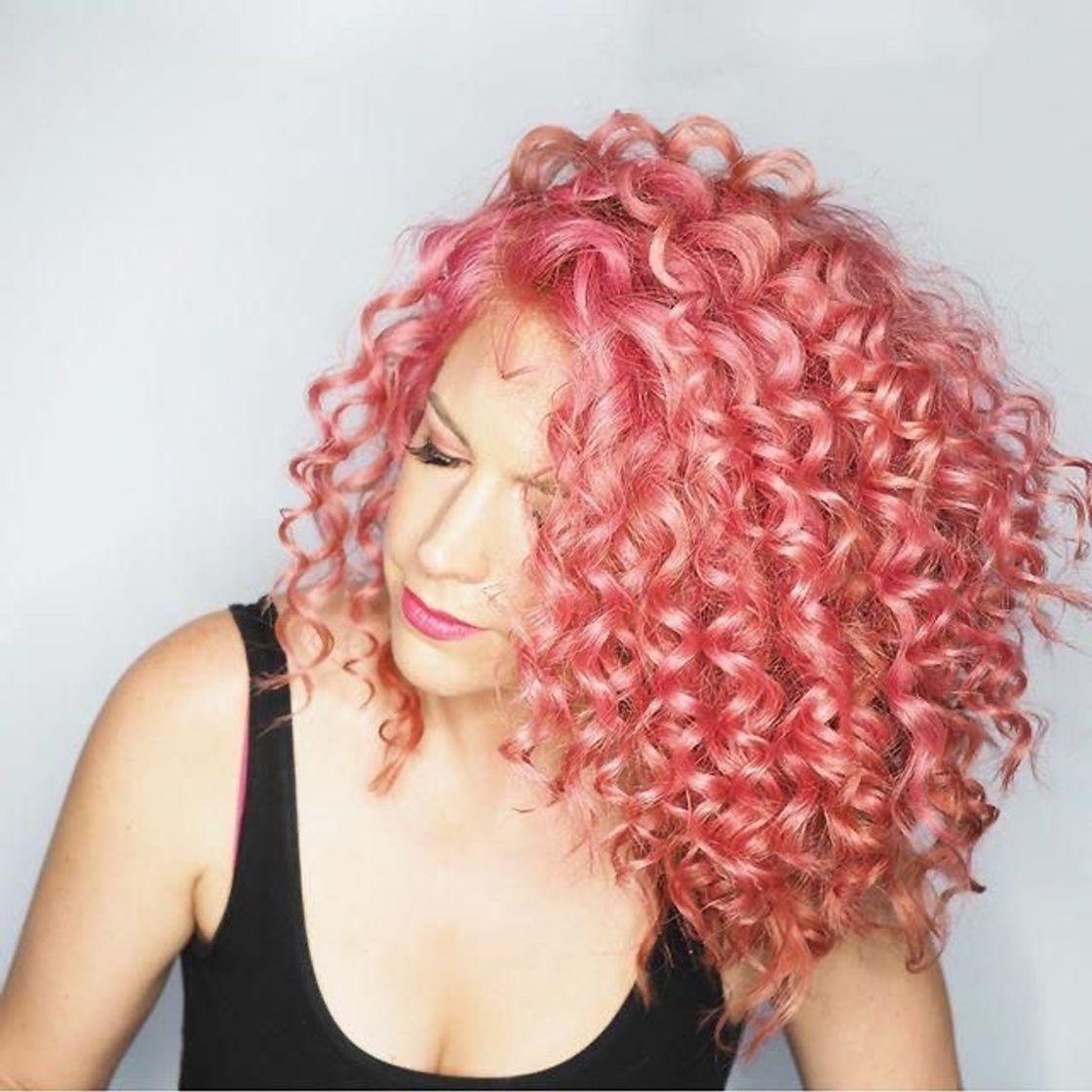 Moda Cabelo colorido rosa ✨