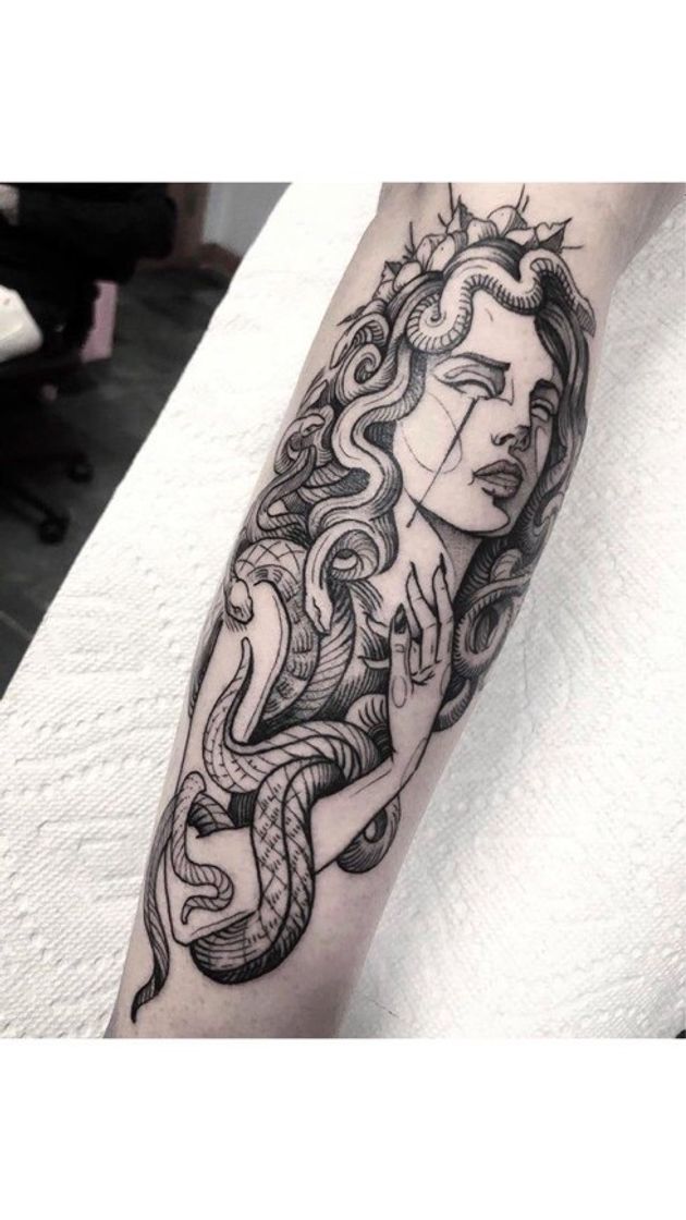 Fashion Tattoo de Medusa 