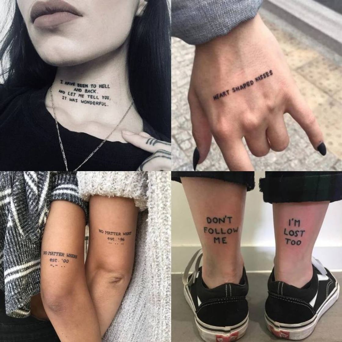Social Frases tatto 2