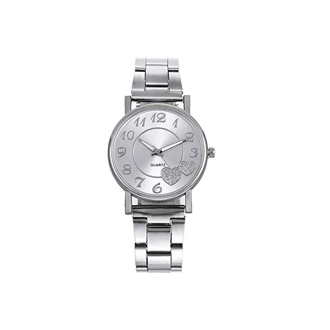 Moda Watch Relojes Moda Mujer Diamante Amor corazón dial Reloj de Cuarzo Mujer