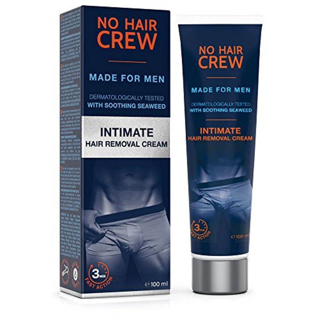 Social NO HAIR CREW Crema Depilatoria Íntima Premium - Extra Suave Hecha Para