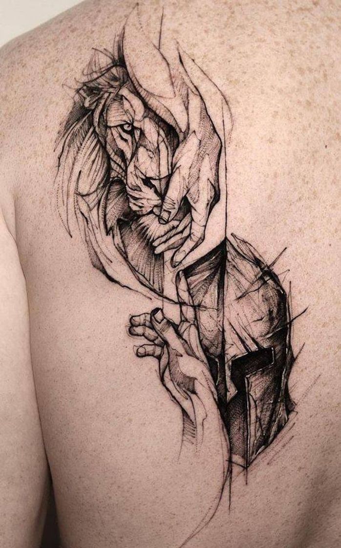 Social Tatuagem masculina 