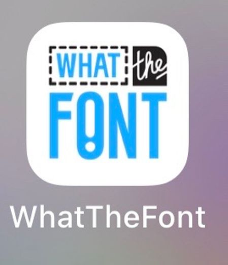 WhatTheFont 