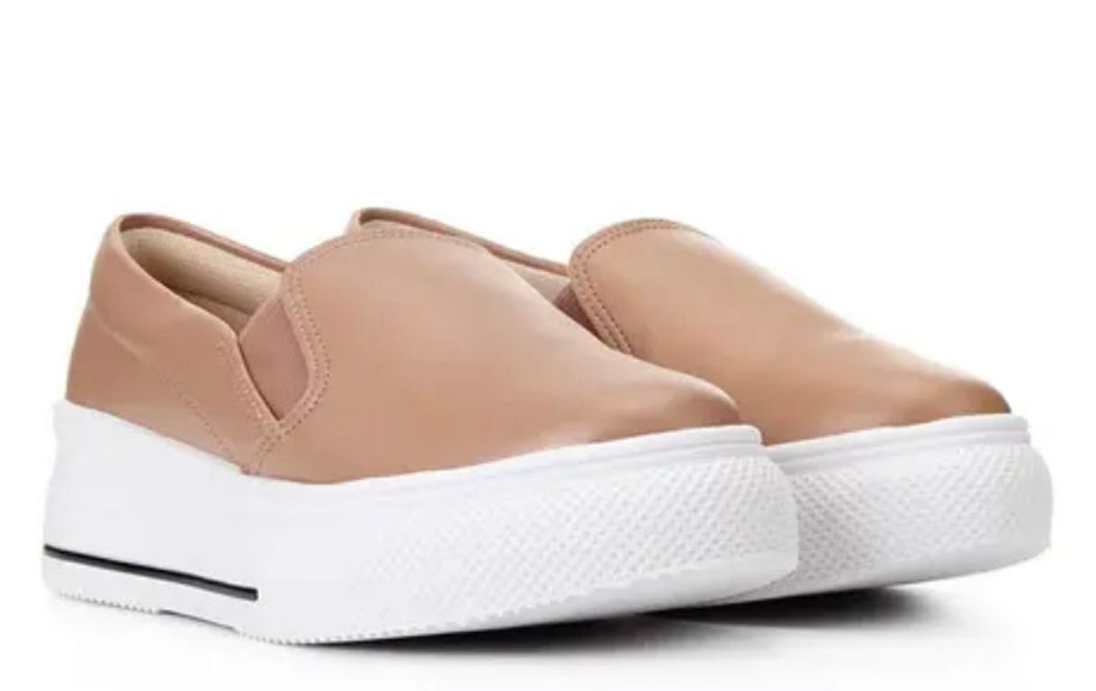 Fashion Slip On Moleca Caixa Alta Feminino - Beira Rio