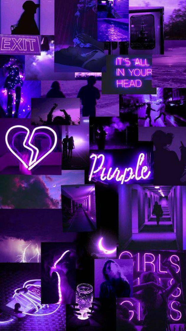 Moda Gente e esse wallpaper super aestheric roxo e lindo 💜