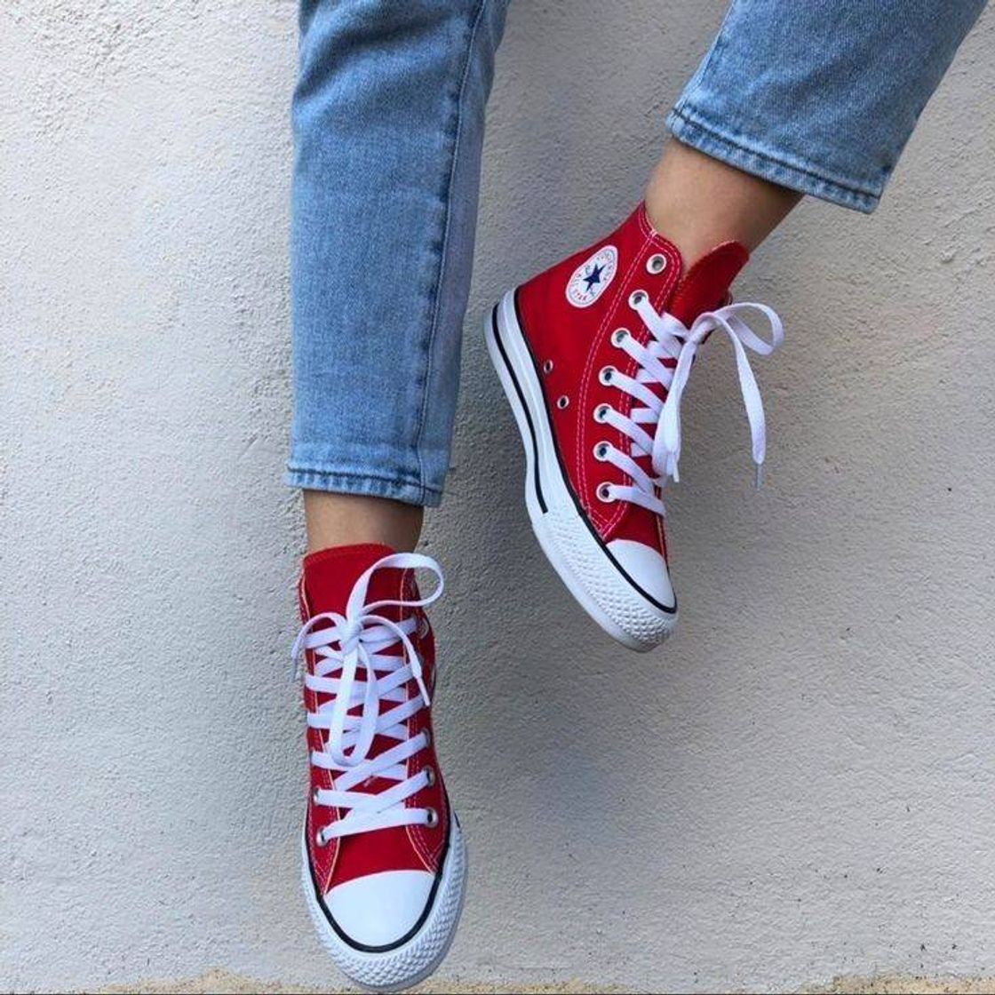 Moda Red Converse All