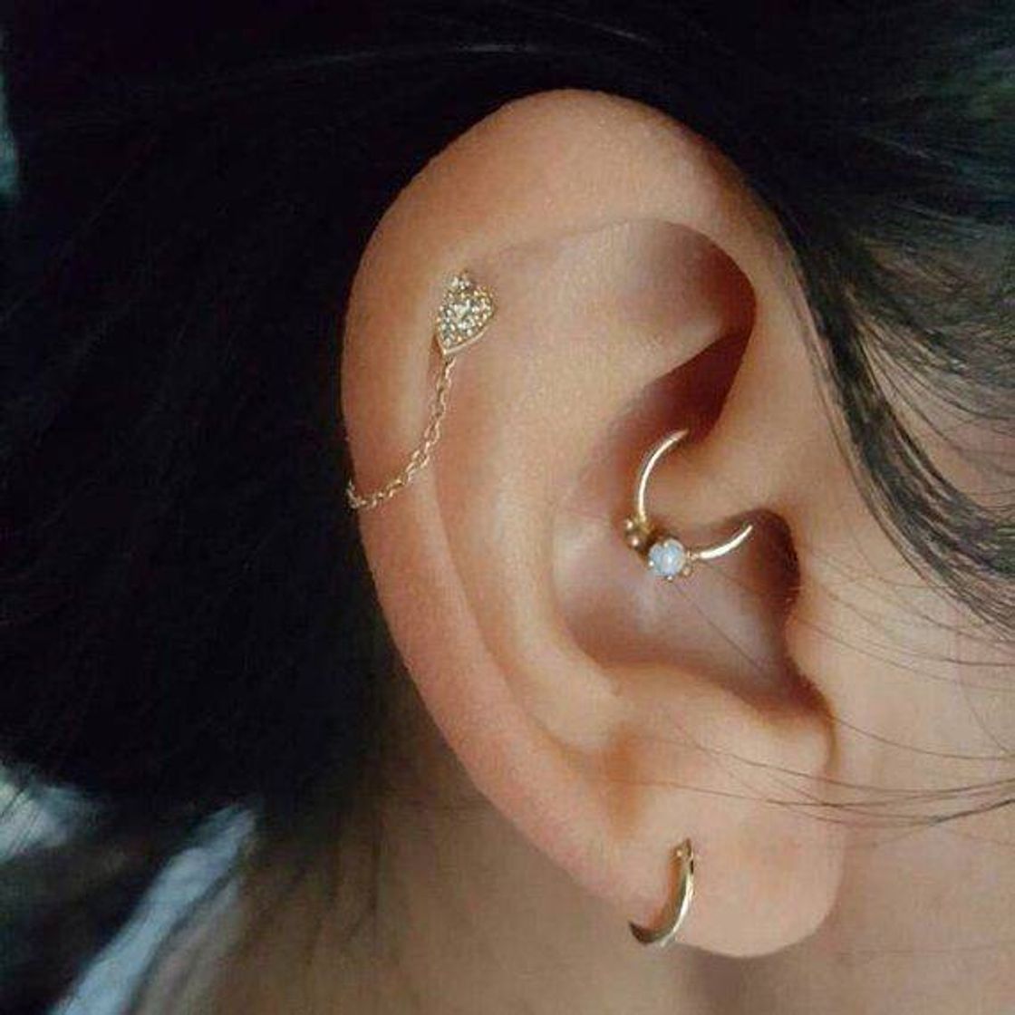 Moda inspirações de piercings ✨