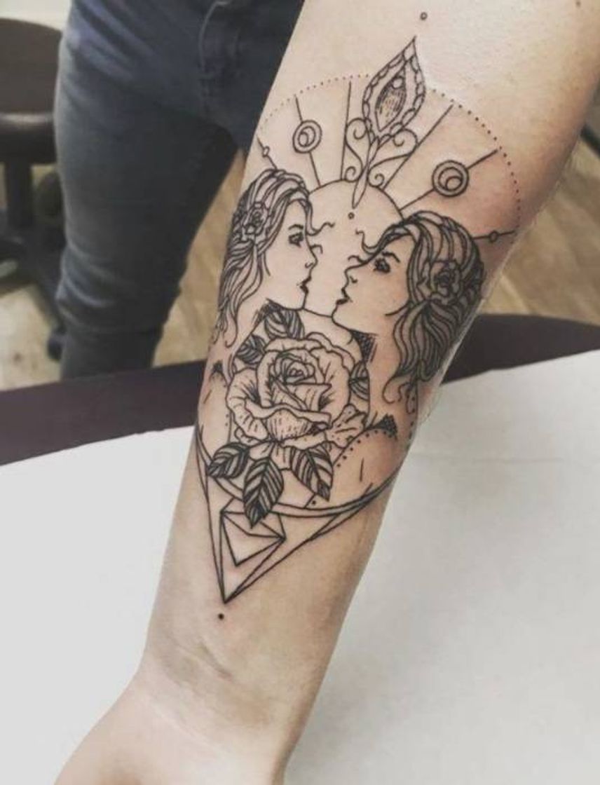 Fashion Tattoo Gemini 