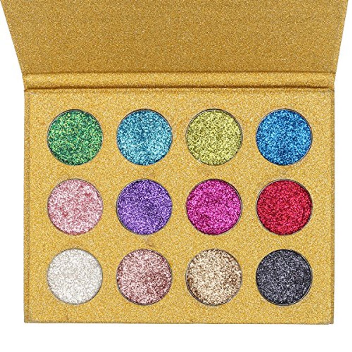 Place Generic 12 Color Diamond Brilho Arco iris sombras de ojos Maquillaje cosmÃ©tico