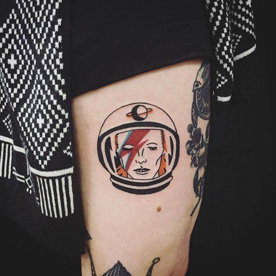 Fashion Tatuagem David Bowie