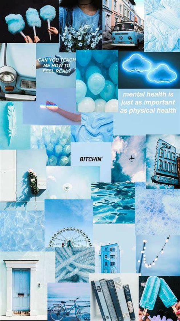 Social Wallpaper azul 