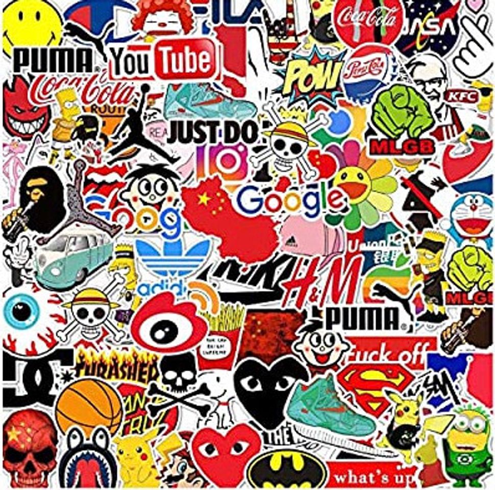 Social pegatinas skater