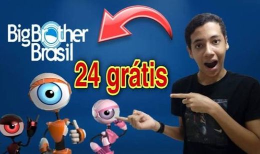 Postei um video no meu canal como assistir BBB 24hrs gratis