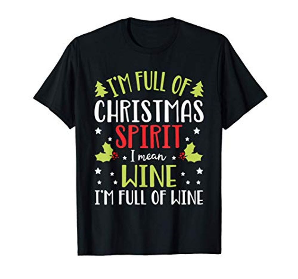 Producto I'm Full Of Wine Christmas Funny Wine Gifts for Men Women Camiseta