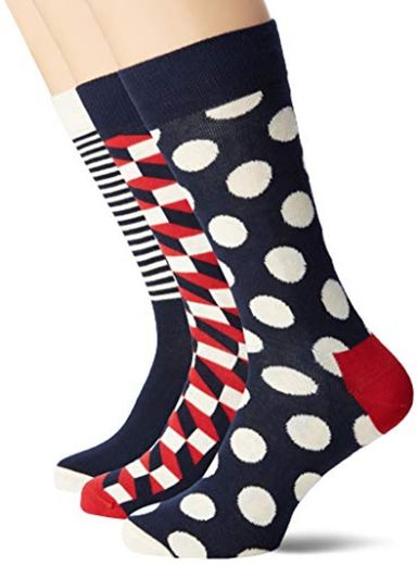 Happy Socks Stripe Gift Box Calcetines, Multicolor