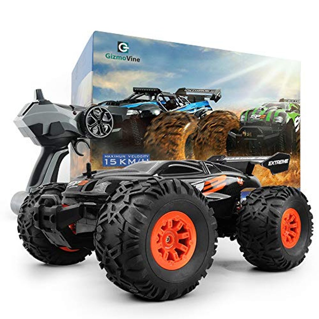 Moda GIZMOVINE RC CAR TOYS, Monster Truck With OFF ROAD ...