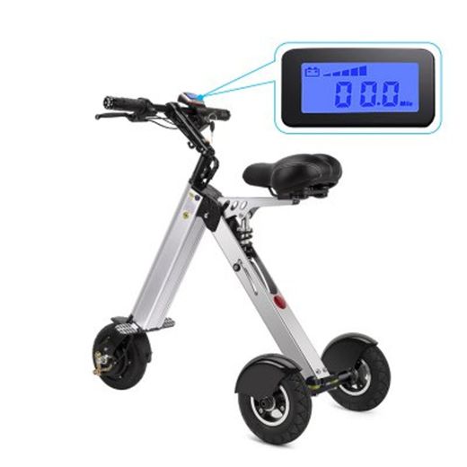 E30 Electric Aluminum Alloy Folding Tricycle Three Speed ...
